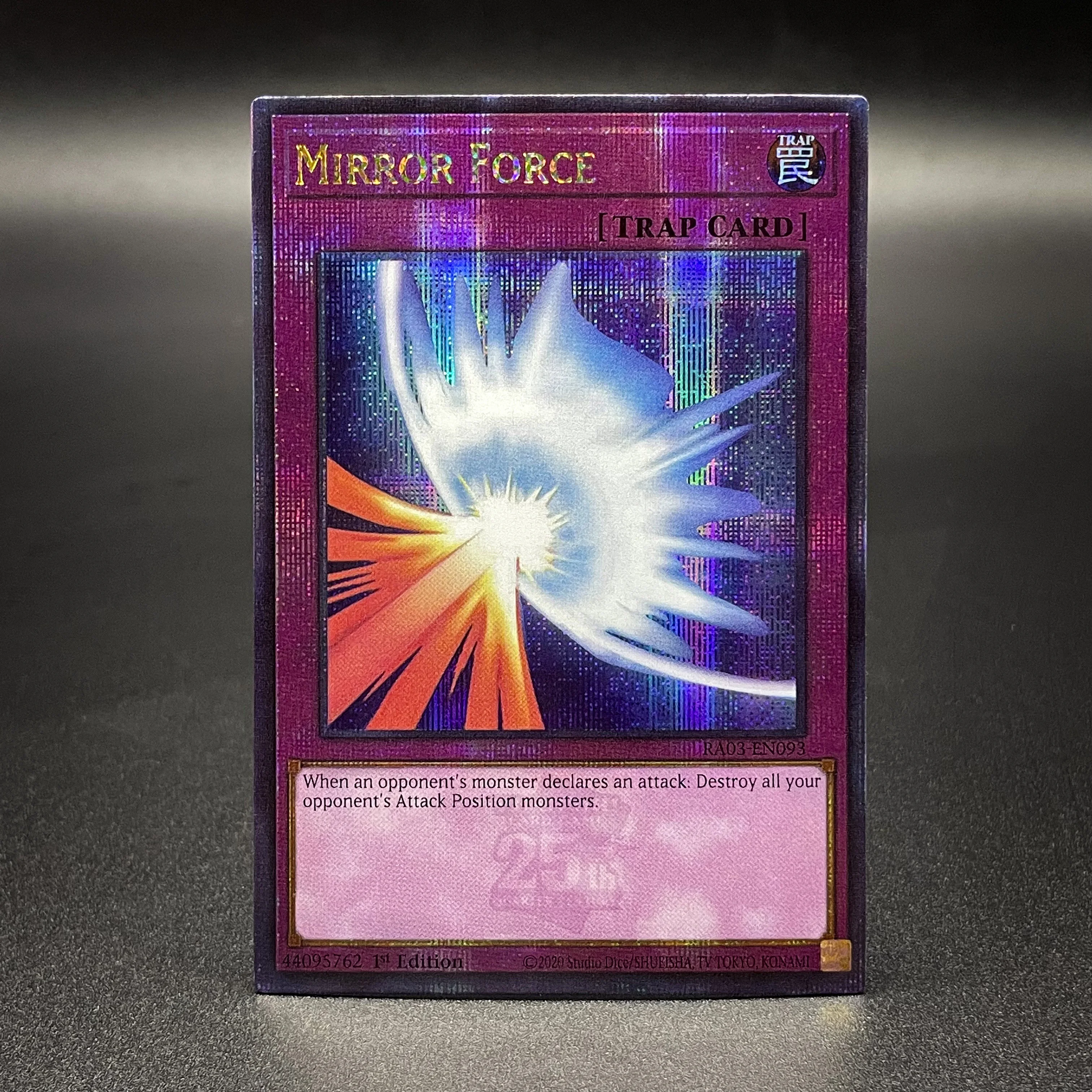 مجموعة YuGiOh بطاقات FOIL ذات عيون زرقاء وبيضاء Dragon Mirror Force Sky Striker Mobilize - بطاقات Engage TCG Came