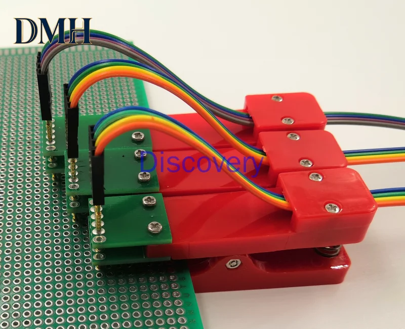 Test Frame PCB Clamp Fixture Probe Programming Fixture 2.54mm 2.0mm 1.27mm, Test Depth 22mm Single Row