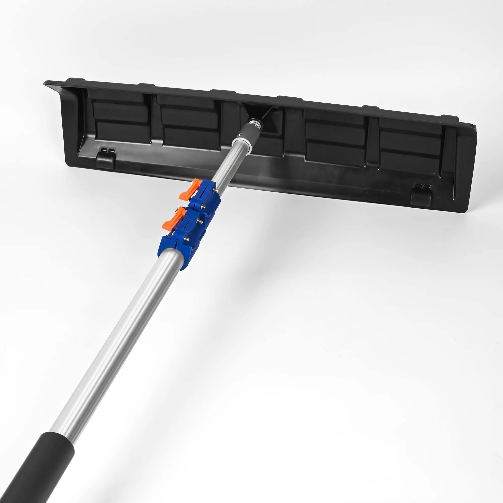 24 inch wide  Roof Snow Rake head roof scraper  Roof Snow Shovel built-in wheels with Telescopic Aluminum pole