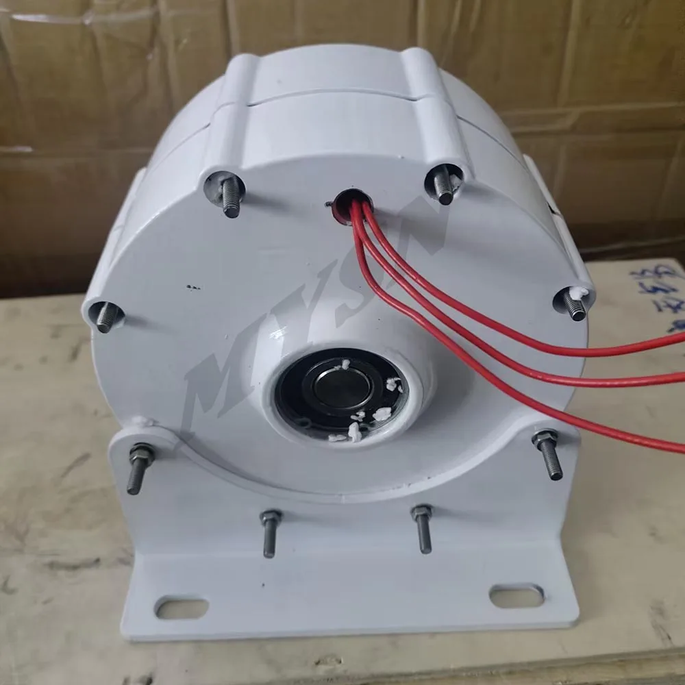 مولد كهربائي عالي الجودة 3KW 6KW 24V مولد مغناطيسي دائم 48 فولت المولد مع محرك تيار مستمر للتخييم المنزلي RV في الهواء الطلق