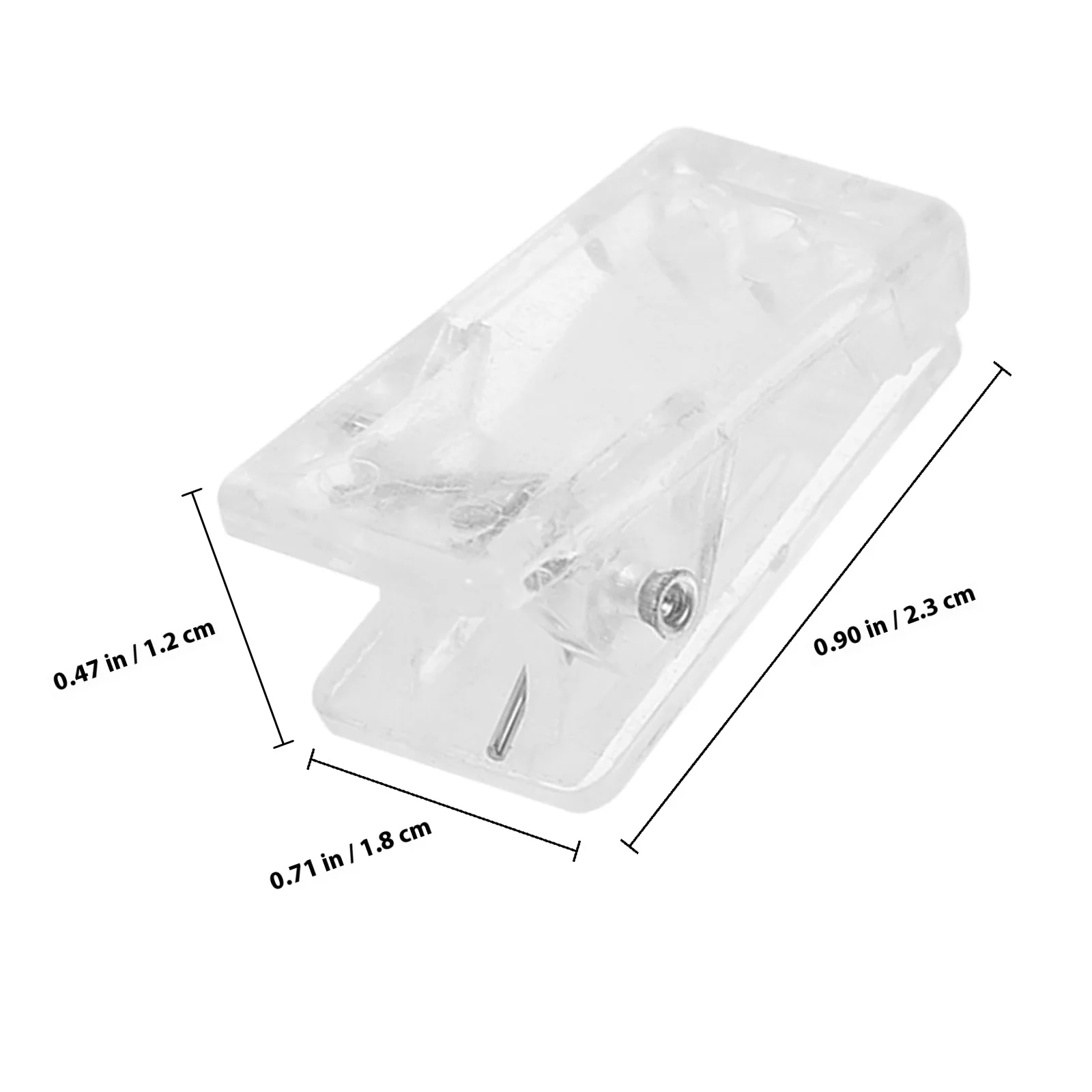 30 قطعة مقاطع شارة الاسم لاصق مقاطع بطاقة الصدر ل Id شارة حامل الربيع كليب مادة ABS قوية سهلة الحمل للمؤتمر #4
