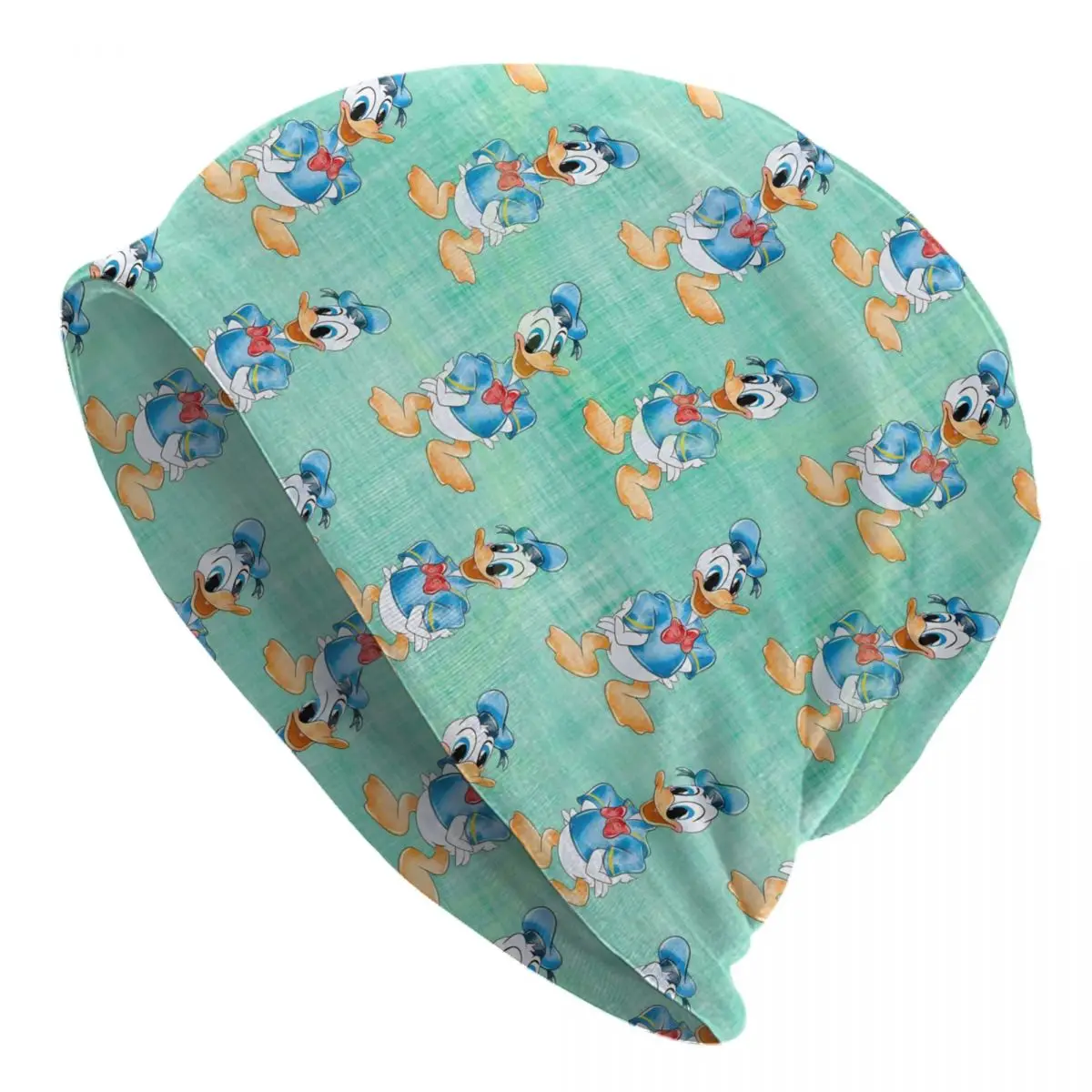 

Donald Duck Anime Cartoon Skullies Beanies Caps Fashion Winter Warm Men Women Knitted Hat Adult Unisex Funny Animal Bonnet Hats