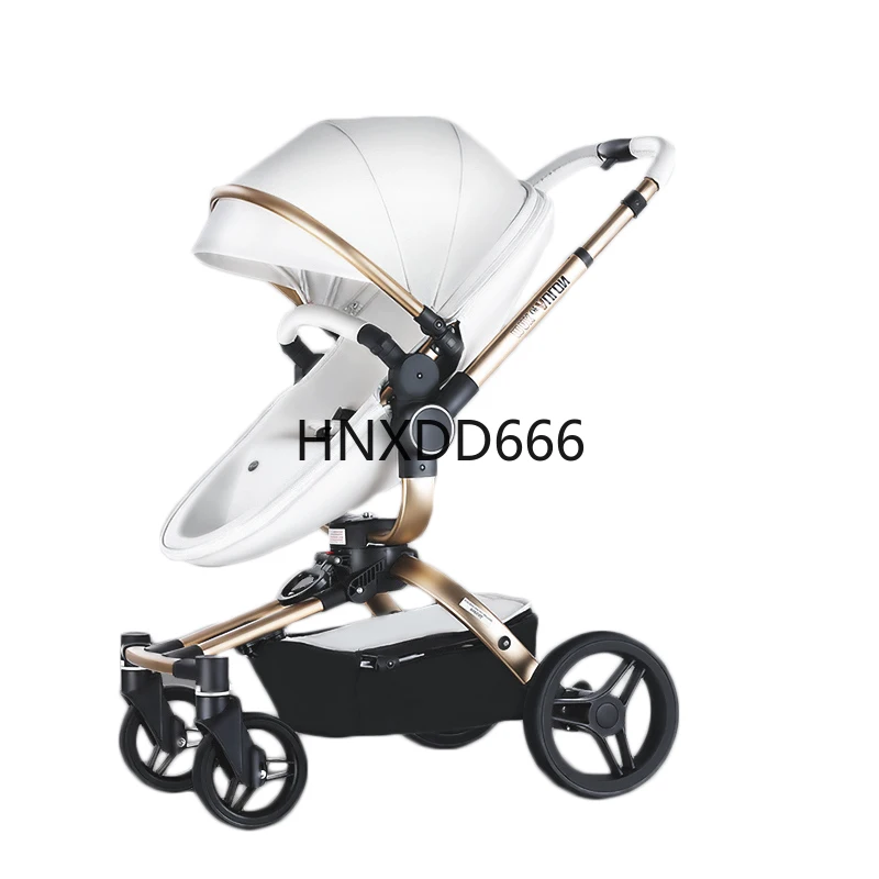 Sit and lie down Lightweight folding newborn baby two-way stroller