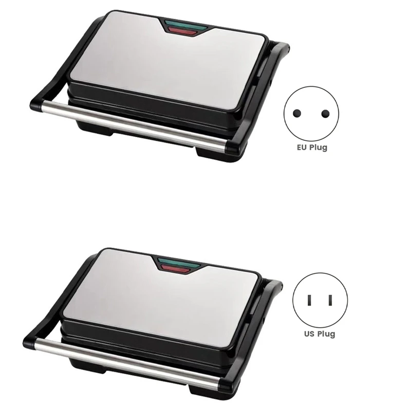 Electric Waffle Sandwich Maker Small Steak Grill Heating Electric Baking Pan Toaster Light Food Maker