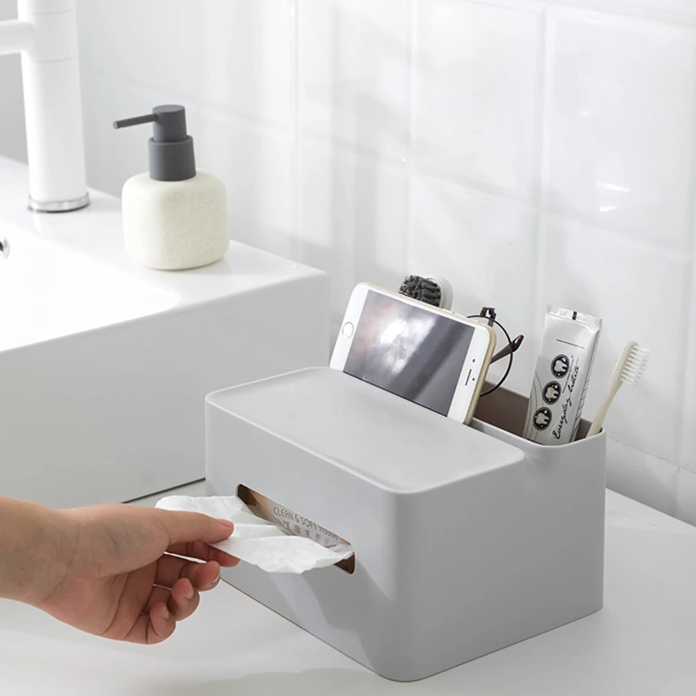 

househole storage box desktop storage box desktop multifunctional paper box tissue box desktop storage box makeup