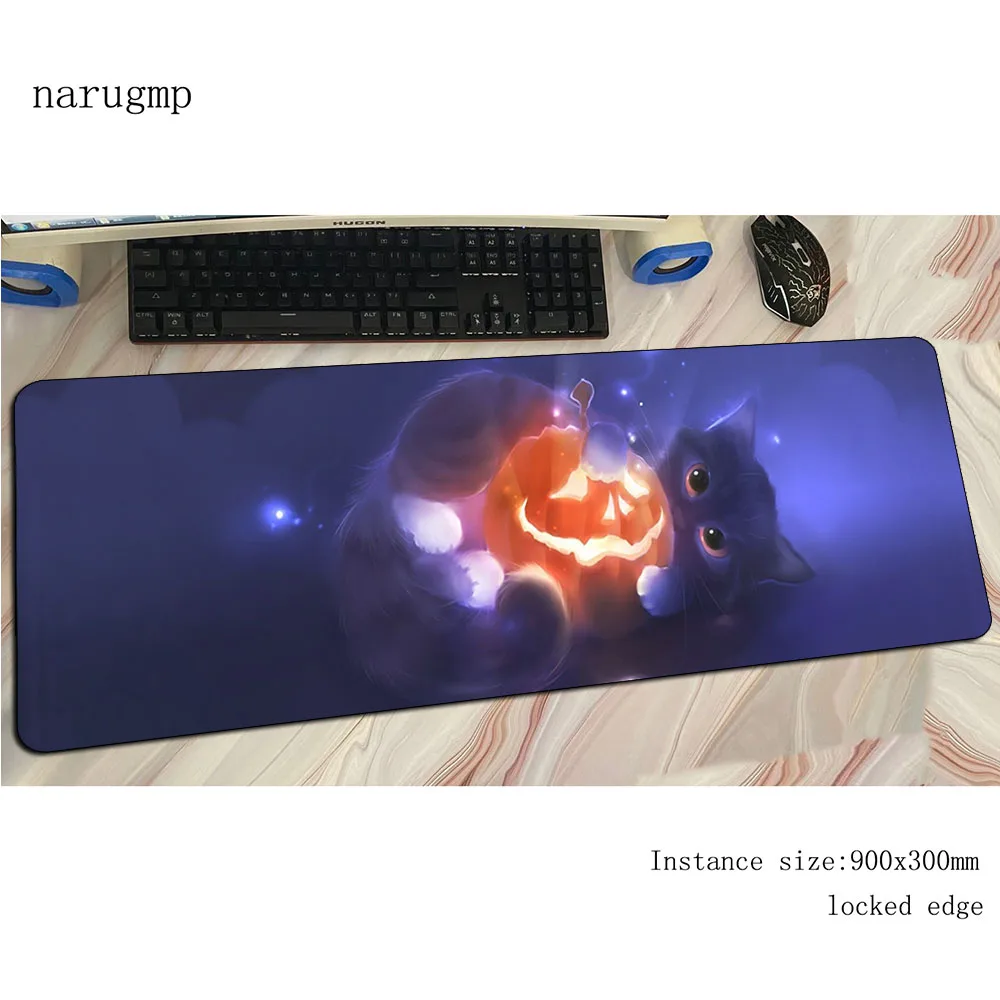Halloween mouse pad gamer Colourful 900x300x3mm notbook mouse mat gaming mousepad large Cartoon pad mouse PC desk padmouse mats
