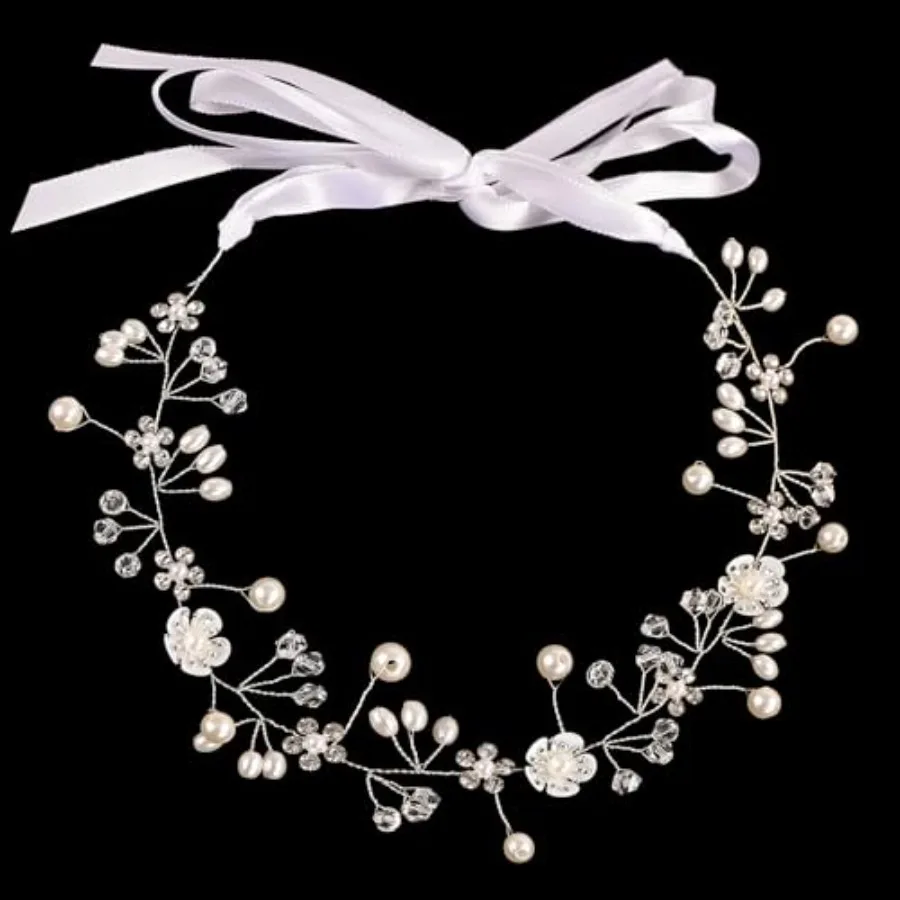 

Pearl Headband Bridal Hair Accessories Weddings for Brides and Women