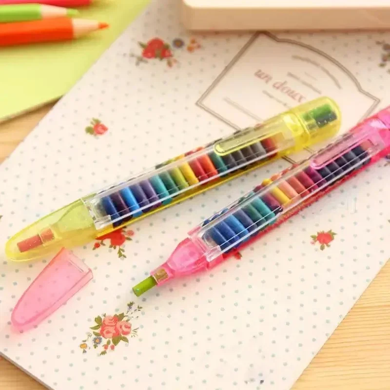 20 Color Crayon Can Replace Writing Pastel Painting Crayons Painted Graffiti Pen for Student School Mark Stationery Oil Pastel