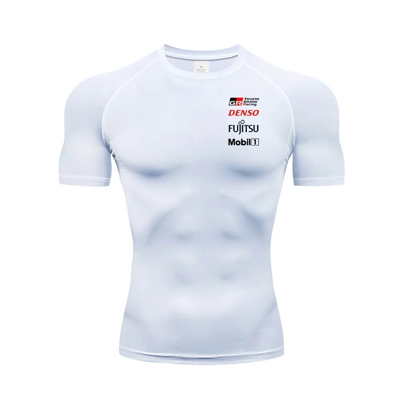 2025 TOYOTA GAZOO Racing WEC Team Official Uniform T-Shirt Men's Oversized Aviator Short Sleeve Extreme Sports Racing Uniform