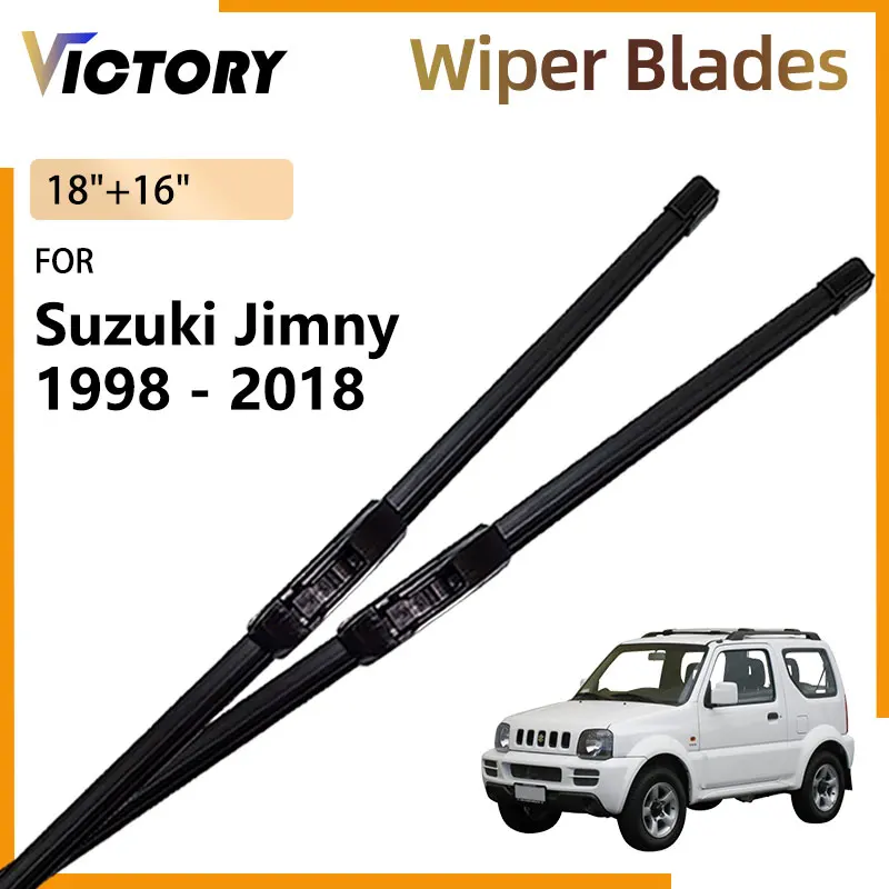 

2x Front Wiper Blades For Suzuki Jimny Sierra JB53 JB43 JB23 1998 - 2018 2016 2015 2014 2013 2012 2010 2008 2005 2003 2000 Parts