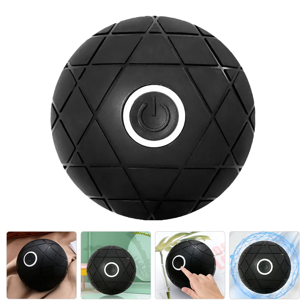 Vibration Massage Ball Hemisphere Muscle Relief Electric Body Roller Trigger Point Yoga Hand Holding