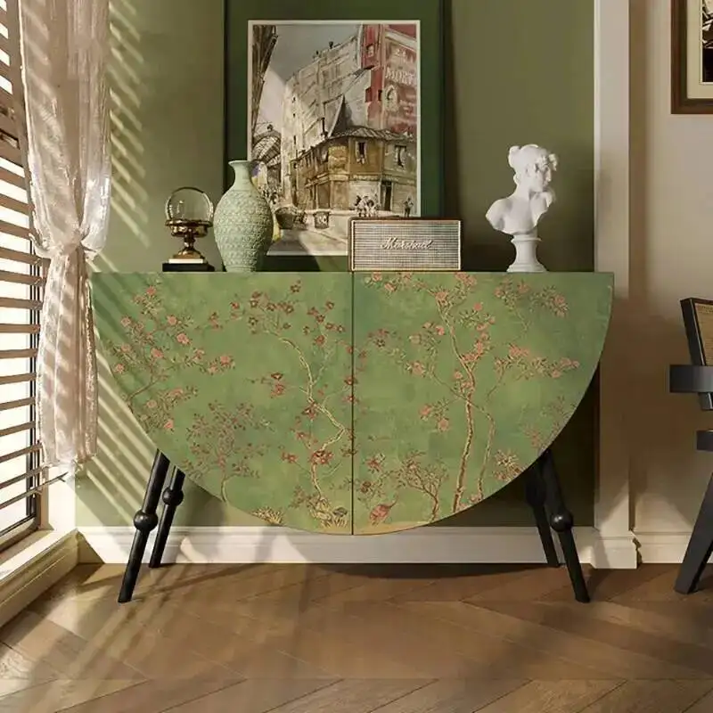 

Скандинавский модный консольный стол для хранения, эстетичный консольный стол для прихожей, современный элегантный консольный стол, роскошная мебель