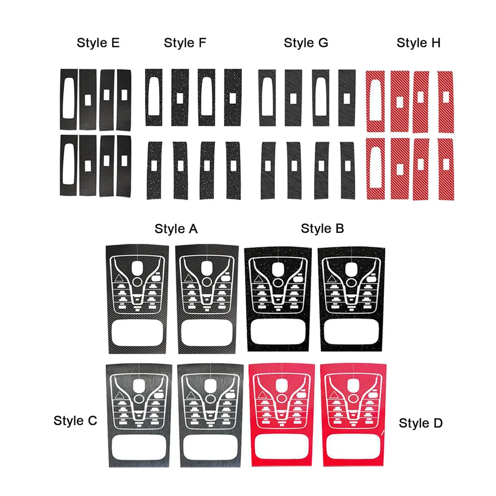 

Car Gear Panel Cover Decals for Byd Atto 3 Yuan Plus Decorative Waterproof