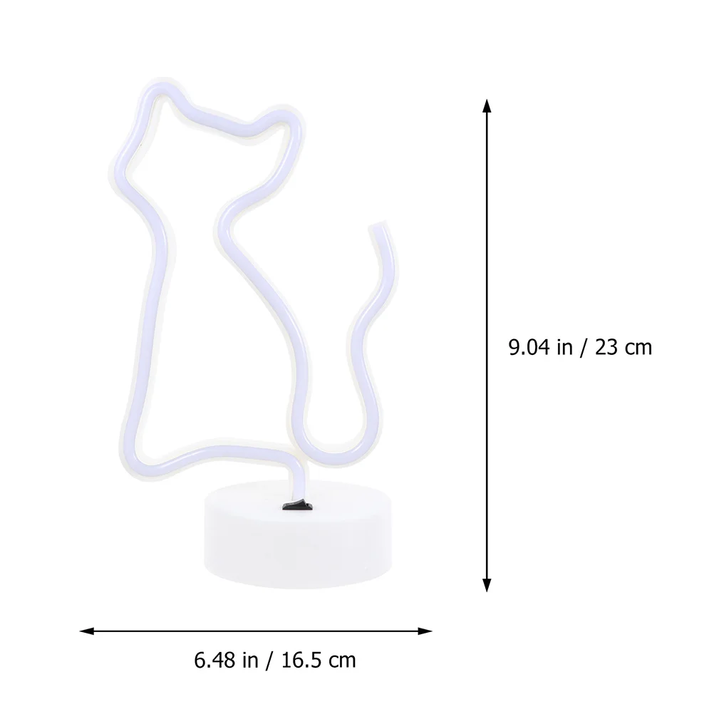 

1Set Light Cat Modeling Led Decor For Home Bedroom Office Party Night Lighting Atmosphere Scene Commercial Lighting