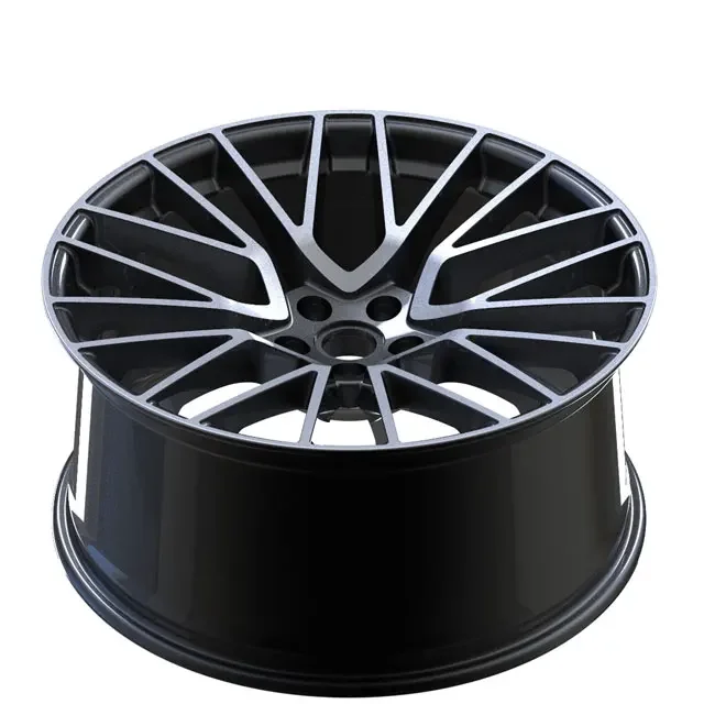 Black glossy inner ring color 16 * 7.0 inch aluminum alloy car wheel hub