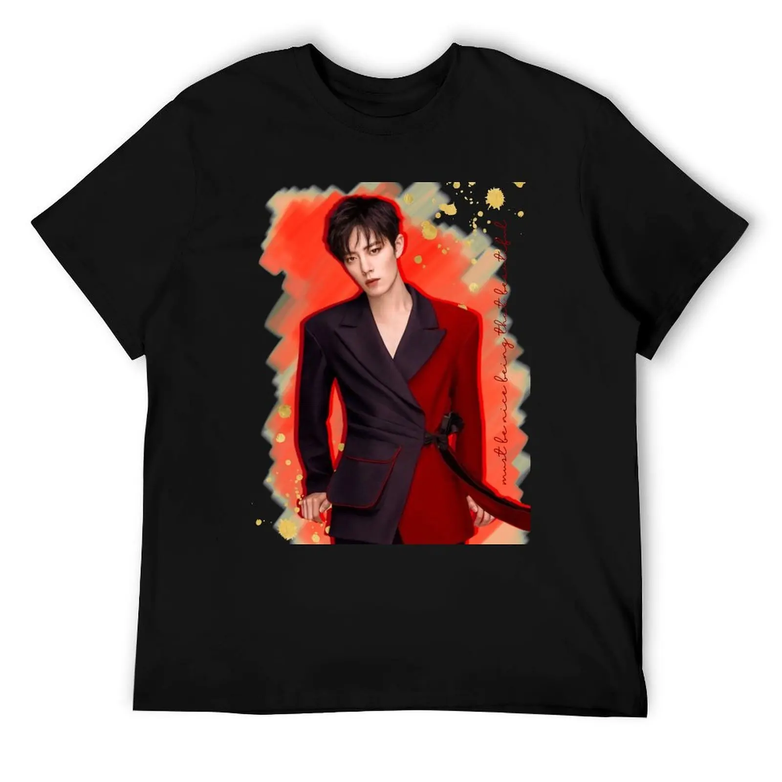 

Xiao Zhan T-Shirt mens graphic t shirts t shirts for man graphic tees T-Shirt