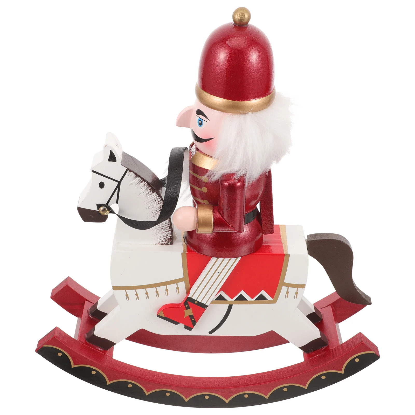 

Nutcracker Decorative naments 30cm Wooden Crafts Soldier Puppet Green Xmas Home nament Traditional Craft Holiday