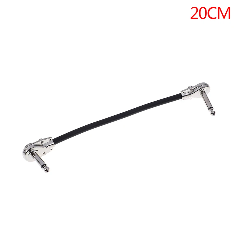 15/20/30cm Guitar Cables Guitar Effect Patch Cable Instrument Wire Right Angle Pedal high quality