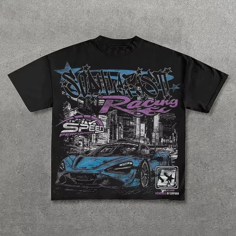 Harajuku Buchstaben-Grafik T-Shirts Y2k Oberteile Herren Damen High Street Oversized T-Shirt Pro Choice Streetwear Vintage Erwachsene/Kinder Tee – Detail 22