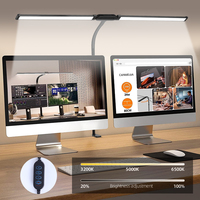 Double Head LED Monitor Light Bar 24W Computer Screen Lamp Stepless Dimmable USB Desk Lamp For Office Study Reading Lighting