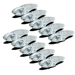 AS 10pcs Unpainted VIB Metal Lure Bait Fishing Spoon Lures Jig 5g10g15g20g Paillette Artificial Pesca Leurre Fishing Tackle