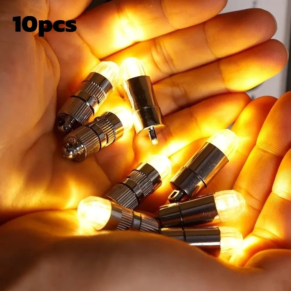 

10Pcs Warm White Mini LED Bulb Battery Operated with Hanging Hooks Lantern Innner Lamp Wedding Party Christmas Decor
