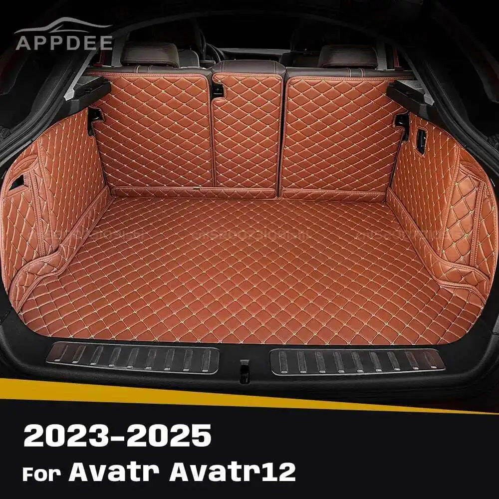 

Для Avatr12 2023 2024 2025 авто полное покрытие коврик для багажника автомобиля антигрязная накладка защитная накладка грузовая подкладка аксессуары для интерьера