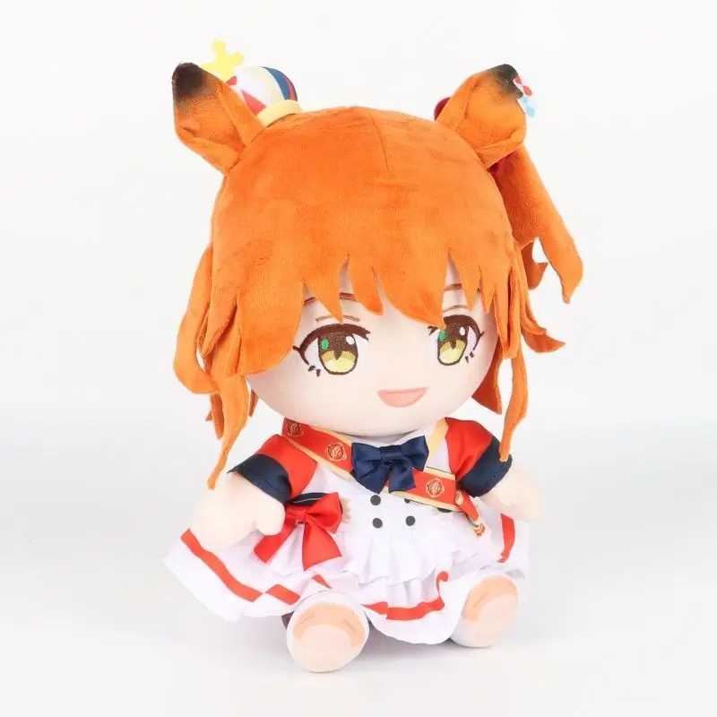 New Uma Musume Pretty Derby Aston Machan Plush Doll Anime Stuffed Figure Cute Soft Plushie Toy Collectible Gift for Anime Fans