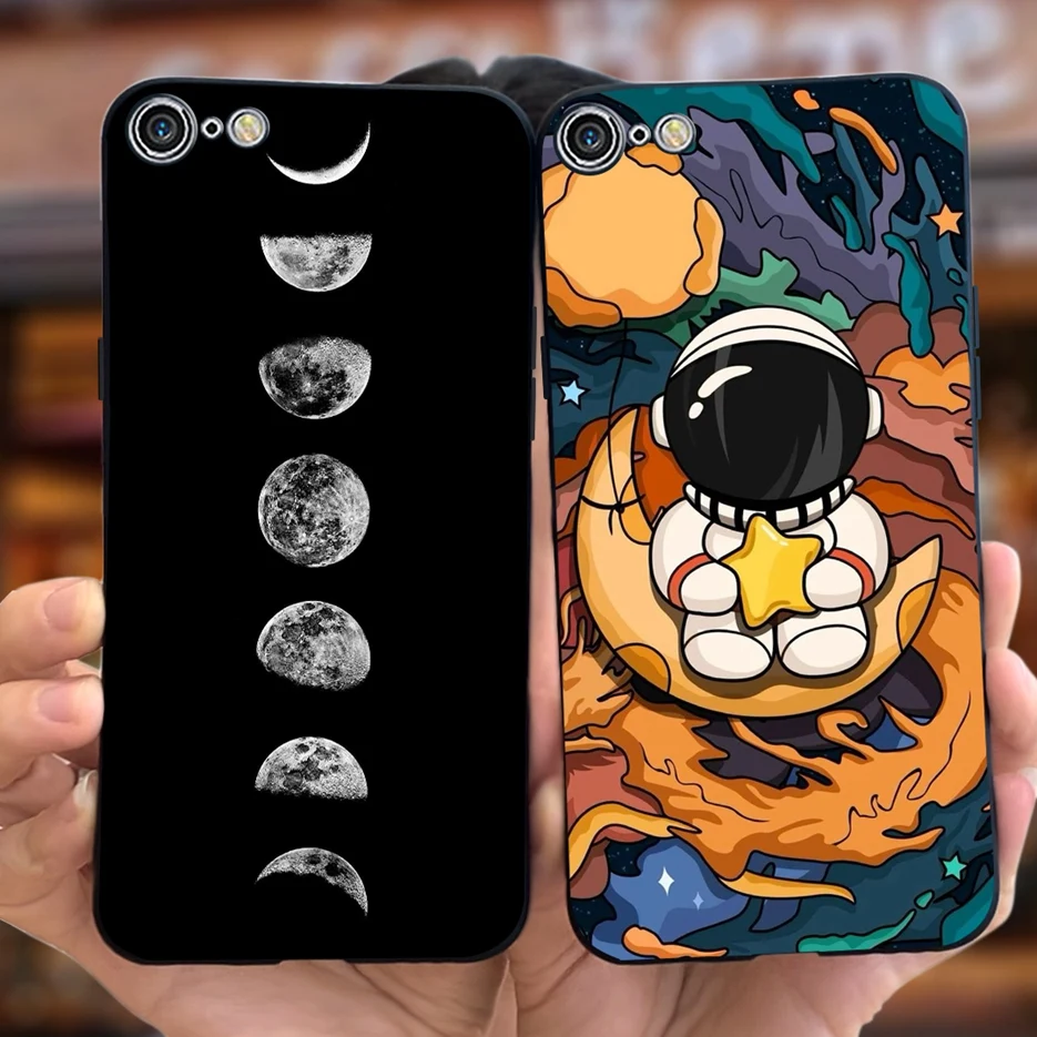 For iPhone 7 8 Plus Case Cute Fashion Cartoon Cover Soft Silicone Phone Case For iPhone 7 Plus iPhone7 iPhone8 Back Cover Bumper