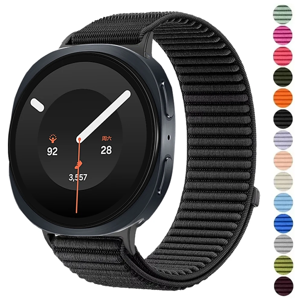 Official Nylon Loop Strap for Samsung Galaxy Watch 8/9 44/40mm Breathable Bracelet Wristband for Galaxy Watch 8 Classic 46mm
