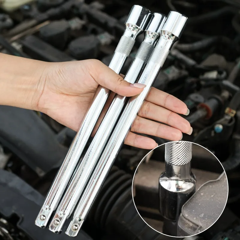

1/2" Socket Ratchet Wrench Extension Bar 250mm Long Bar Steering Sleeve Connecting Rod Accessories Extension Rod