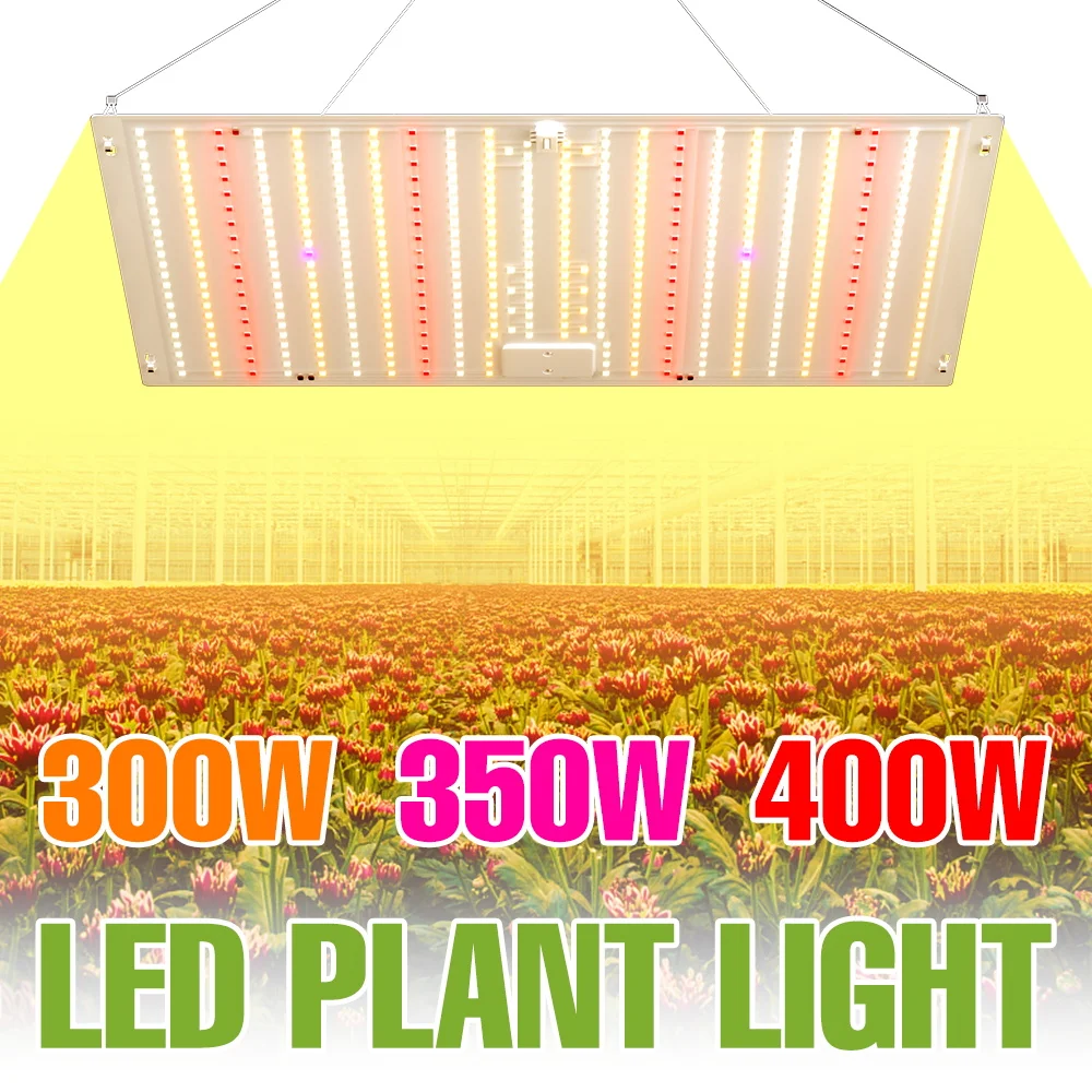 

400W LED Quantum Board Plant Light Full Spectrum Grow Lamp Greenhouse Tent Potted Flower Vegs Growth Box Cultivation Lighting