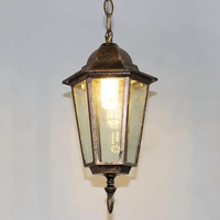 Pastoral Outdoor Lighting Waterproof  Bra Chandelier Courtyard Lamp Hallway Staircase Deco Noel Sapin Balcony Pendant Lights