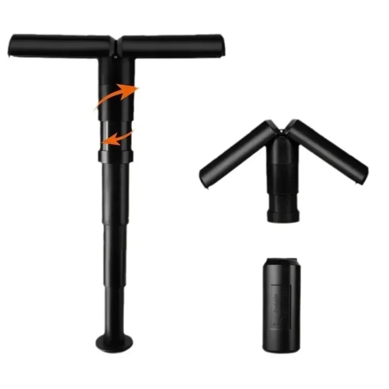 Newly Upgraded Portable Queue Stool Subway Queue Travel Mini Telescopic Chair 6-segment Length Adjustment