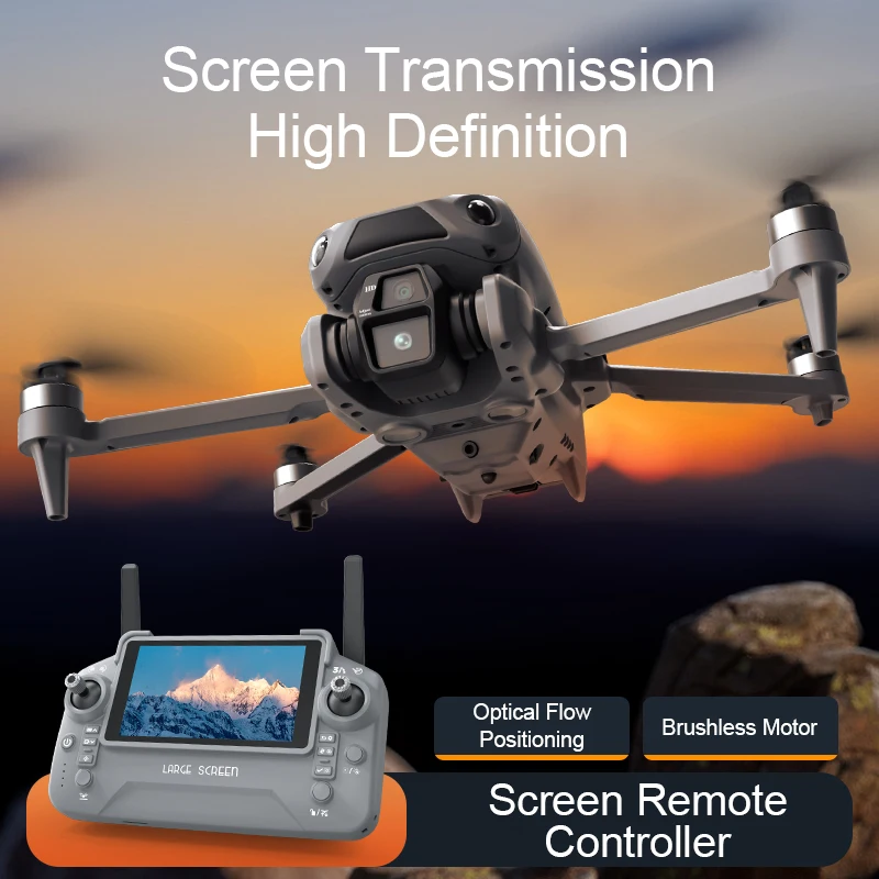 New LF682 Drone 8K Dual Camera FPV Professional HD Professional Aerial GPS Optical Flow Obstacle Brushles Foldable RC Quadcopter view 6