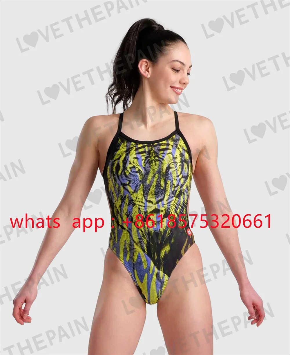 Women\'s One-piece Swimsuits Functional Training Swimsuit Open Water Swimminggown Summer Quick Dry Sports Swimsuit 2023