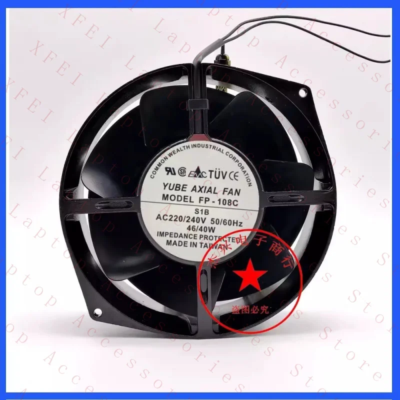 

Вентилятор охлаждения переменного тока C 1PCS FP-108C AC220/240V 46/40W с алюминиевой рамой