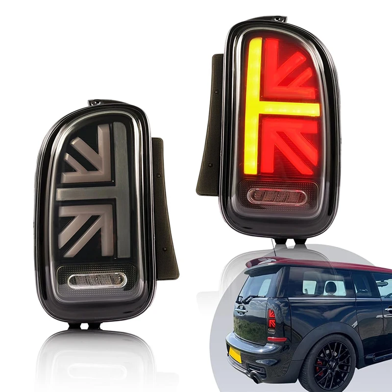 Car Rear LED Tail lights For BMW Mini Clubman R55 2007-2014 Amber Turn Signal Brake Reverse Running Fog Taillights Accessories