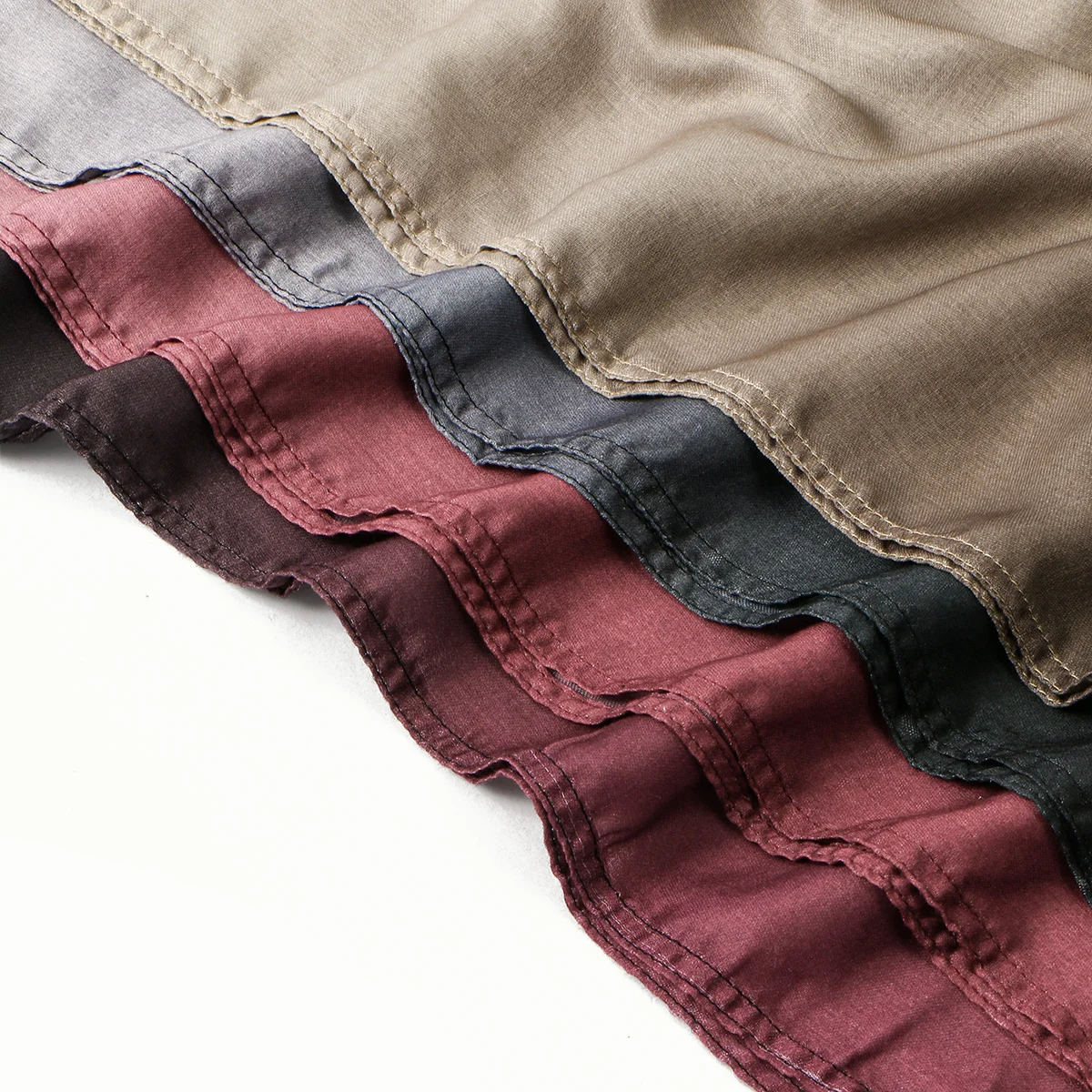 Bufanda Hijab de rayón de algodón degradado para mujer, chales envolventes para la cabeza de alta calidad, diadema musulmana, turbante islámico de talla grande 180*70cm