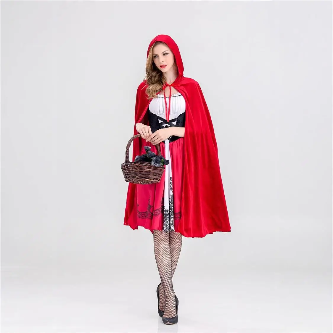 زي الهالوين للبالغين ذو الرداء الأحمر، ملابس دكتور النسائية الصينية التقليدية، ملابس عرقية لأداء المسرح