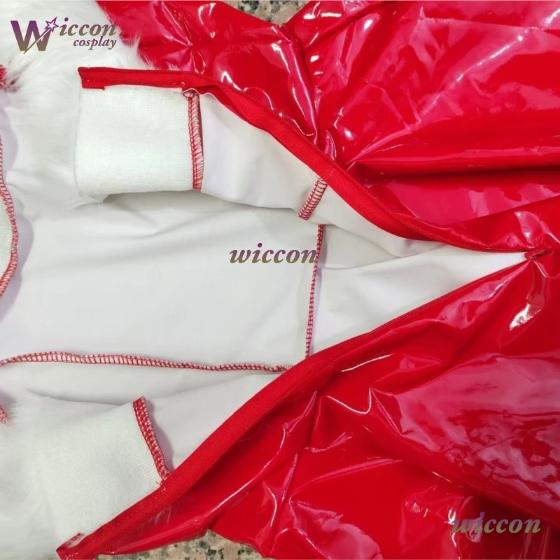 YesOk بو الجلود عيد الميلاد زي قبعة فستان مجموعة كاملة لعب الأدوار موحدة المرأة تأثيري HQ نمط جديد زي عيد الميلاد للحزب