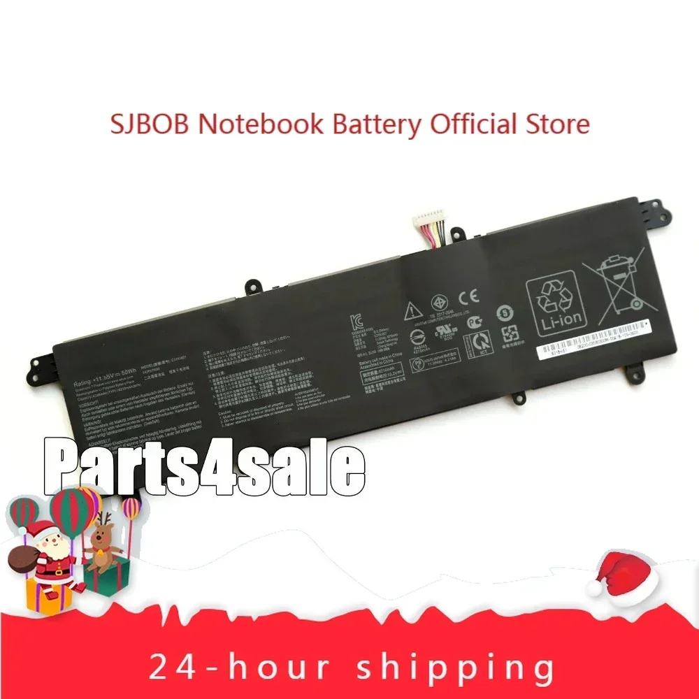 

2025 New C31N1821 Battery for Asus ZenBook S13 UX392 UX392FN UX392FA Laptop battery