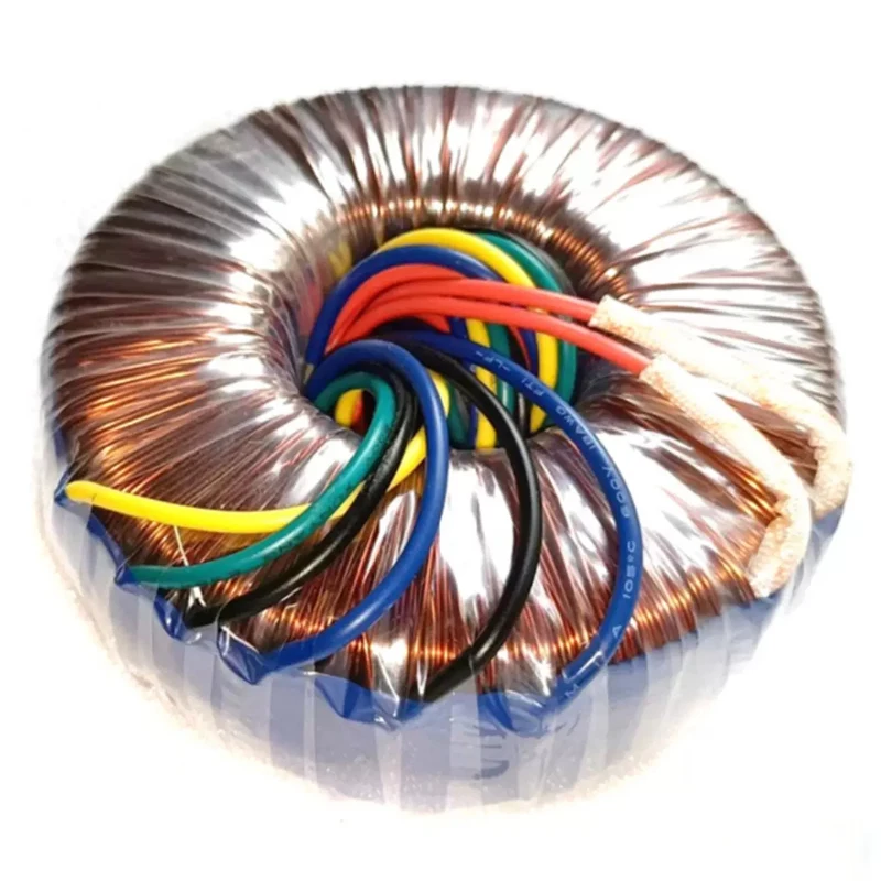 Immagine 3: Trasformatore toroidale da 150 W, doppio 12 V 5,1 A, singolo 0-6,3 V-8 V 1,2 A, avvolgimento in rame puro, amplificatore fai da te