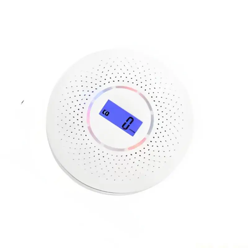 A2BE Double Gas Inspector For Carbon Carbonmonoxide Exhaust Detection 85dB Perceivable Warning Nonflammable ABS Substance Energy