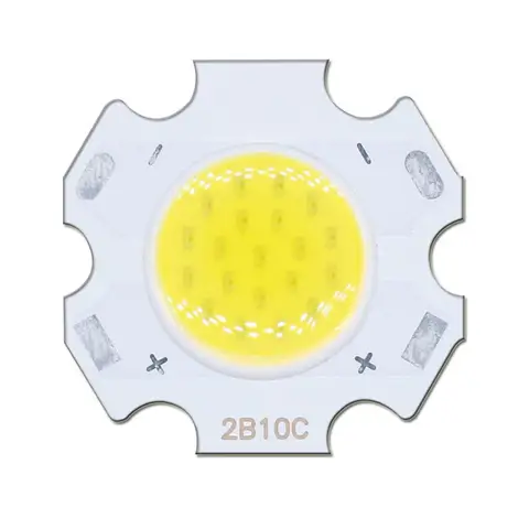 40pcs A Lot 3W 5W 7W 10W 240-260mA LED Source Chip High Power LED COB Side 11mm For Bulb Spotlight Down Light Lamps Cool White