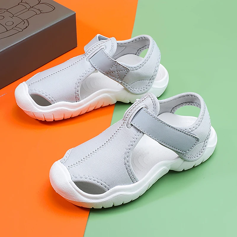 

Summer Baby Girls Sandals Outdoor Walking Shoes Breathable Non-slip Soft Sole Walking Shoes for Kids Boys