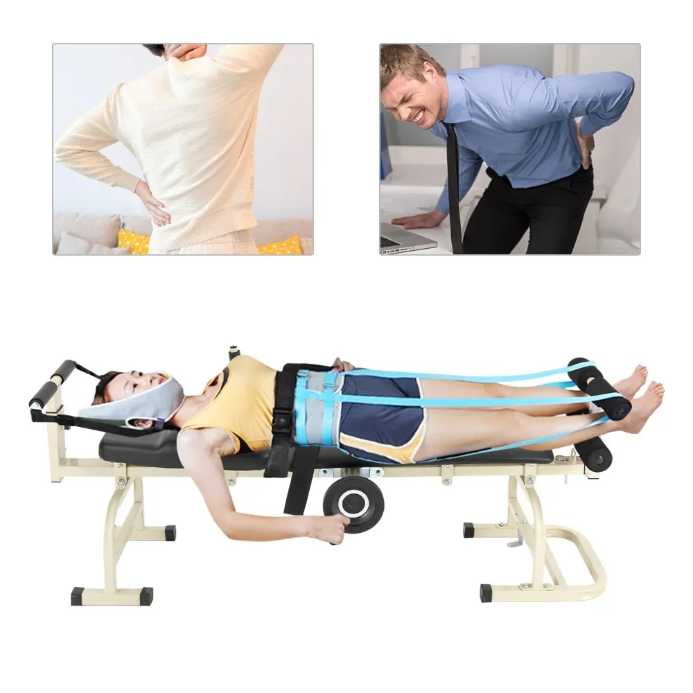 Cervical Spine Body Stretcher Adjustable Design Multi-Functional Soothing and Stretching Fitness Equipment Fit 1.45-1.85m People