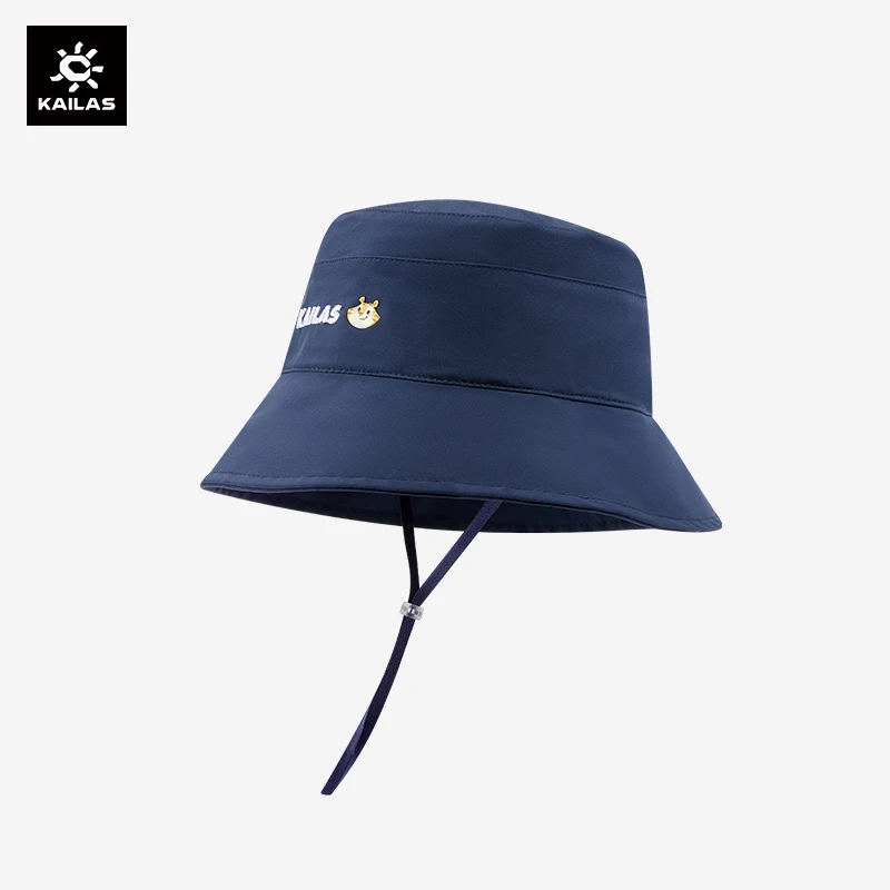 KAILAS Hiking Hats For Men 2023 New Sunshade Fisherman Casual Embroidered Cartoon Pattern Umbrella Outdoor Kids Cap KF2201507