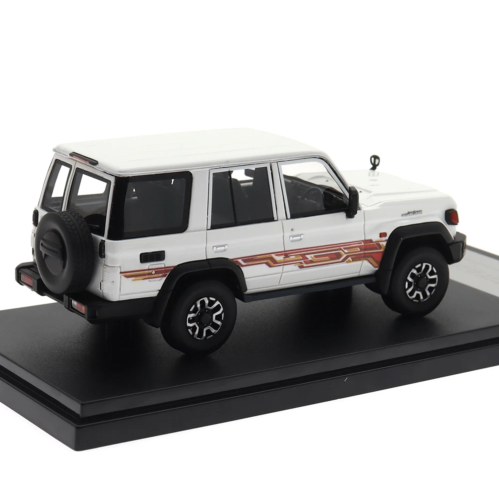 Hi-story Brand Model Car 1/43 TOYOTA LAND CRUISER【70 AX（2023）】Resin Car Toy Vehicles Metal Model Car Decoration Kids Gift Boy