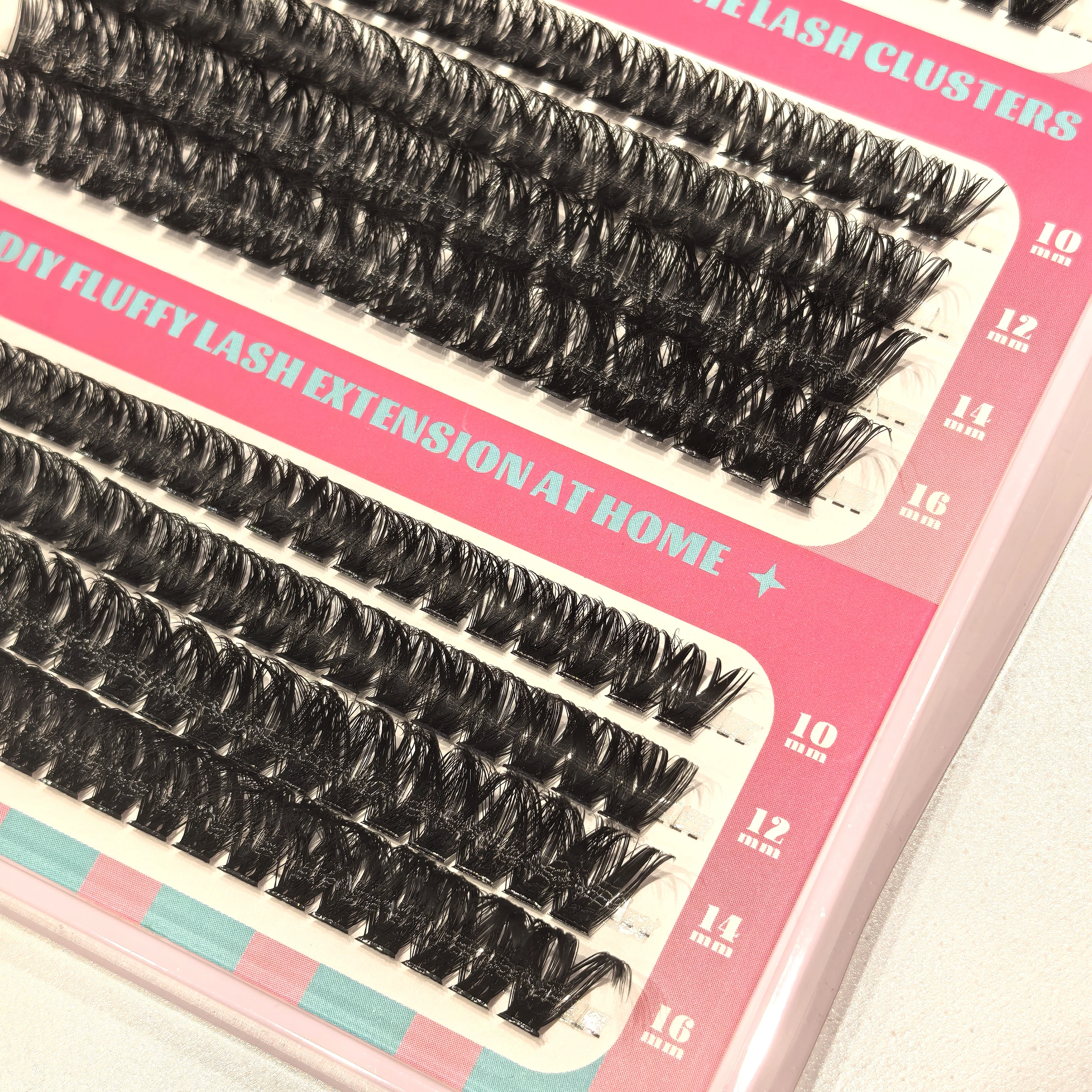 Tbestt DIY Lash Segment Clusters Eyelash 40D 60D 100D Silk Individual Cluster Volume Lashes Clusters Eyelashes Extensions